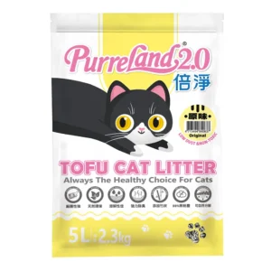 PurreLAND倍淨2.0豆腐貓砂5L 原味 奶香竹炭